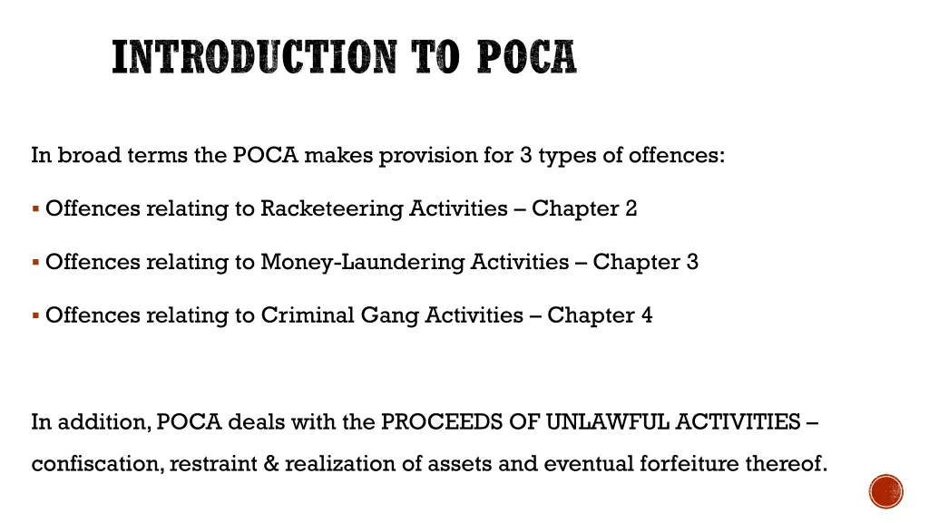 introduction to poca 3