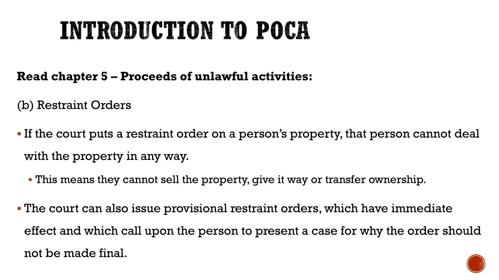 introduction to poca 7
