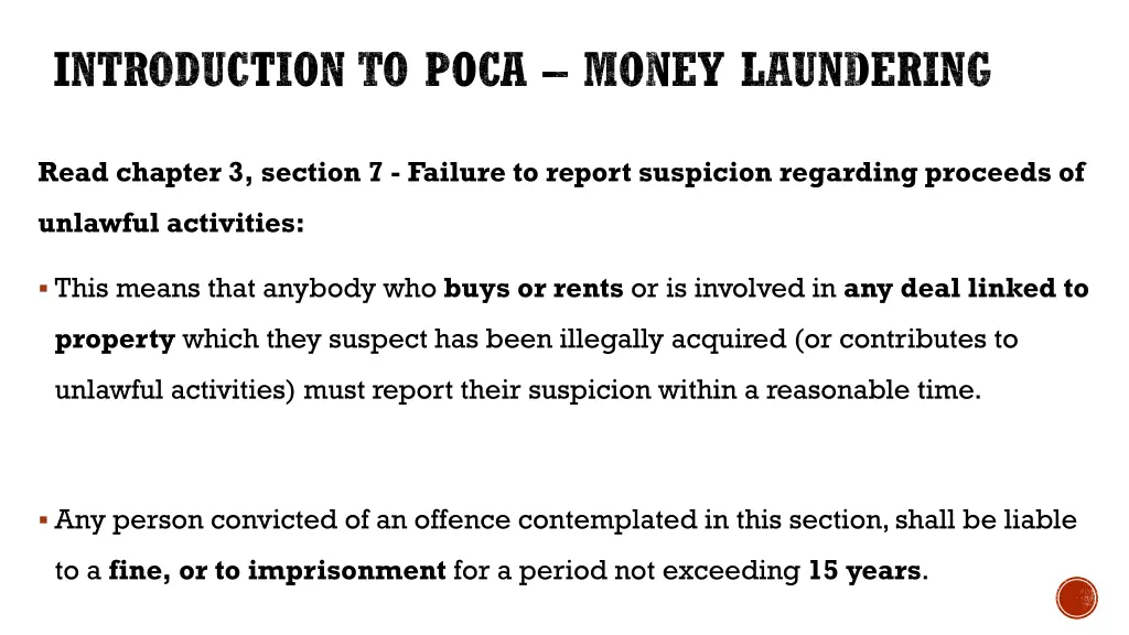 introduction to poca money laundering 5