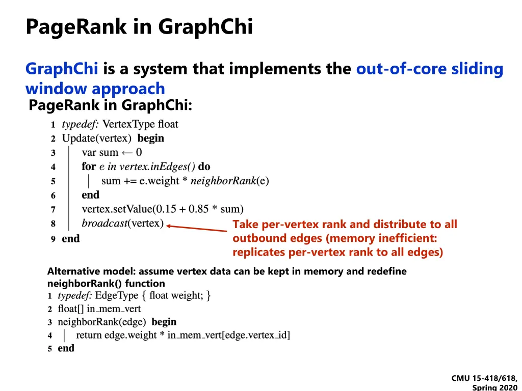 pagerank in graphchi