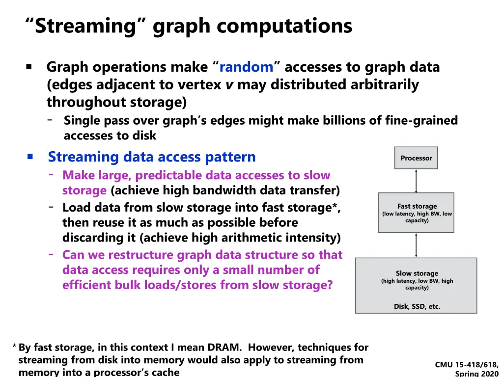streaming graph computations