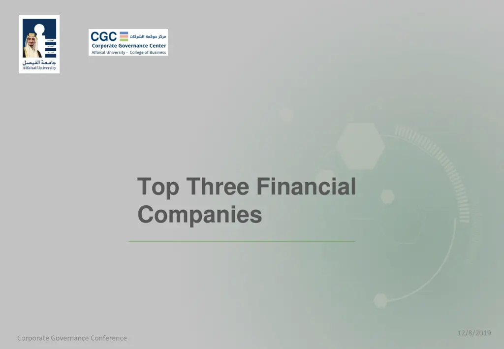 top three financial companies