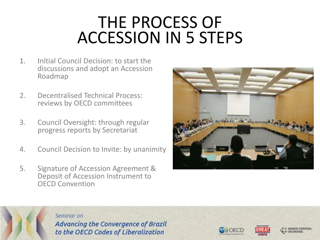 the process of accession in 5 steps