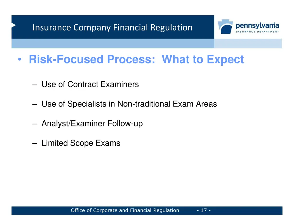 insurance company financial regulation 16