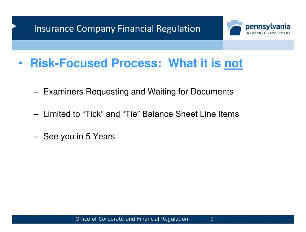 insurance company financial regulation 8
