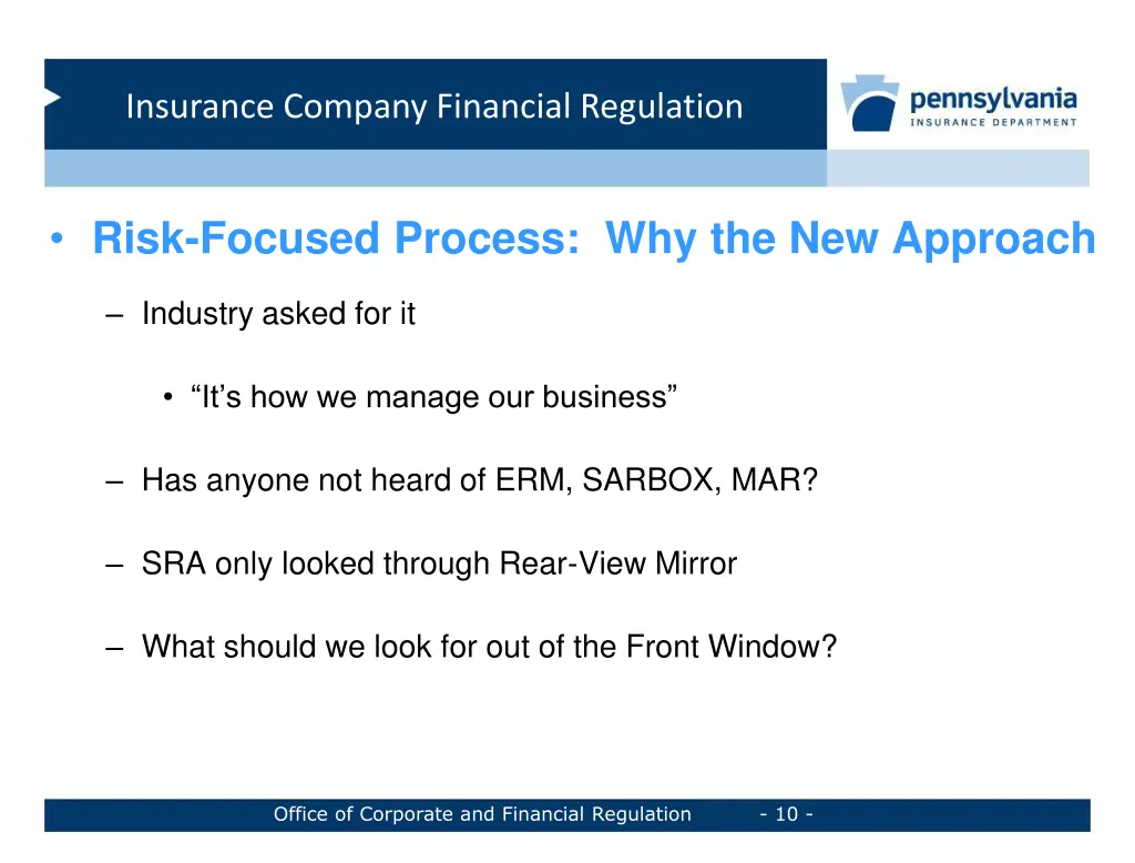 insurance company financial regulation 9