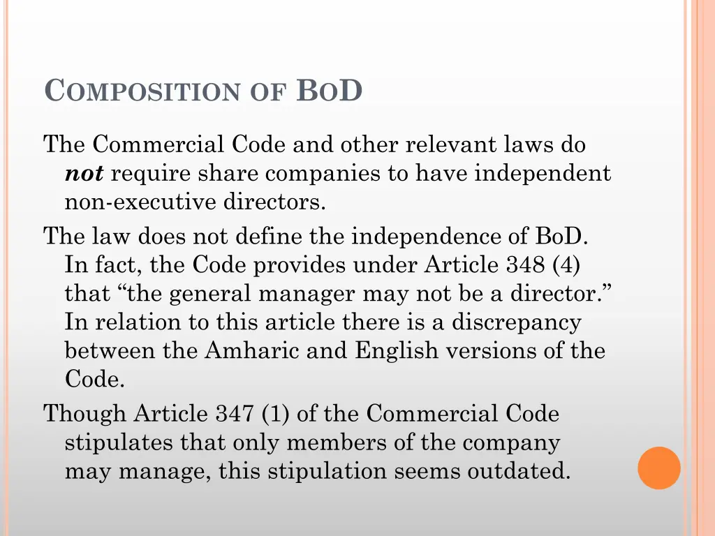 c omposition of b o d