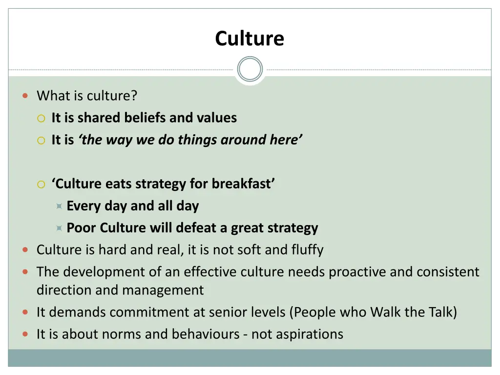 culture