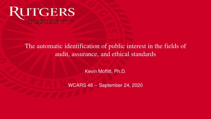 the automatic identification of public interest