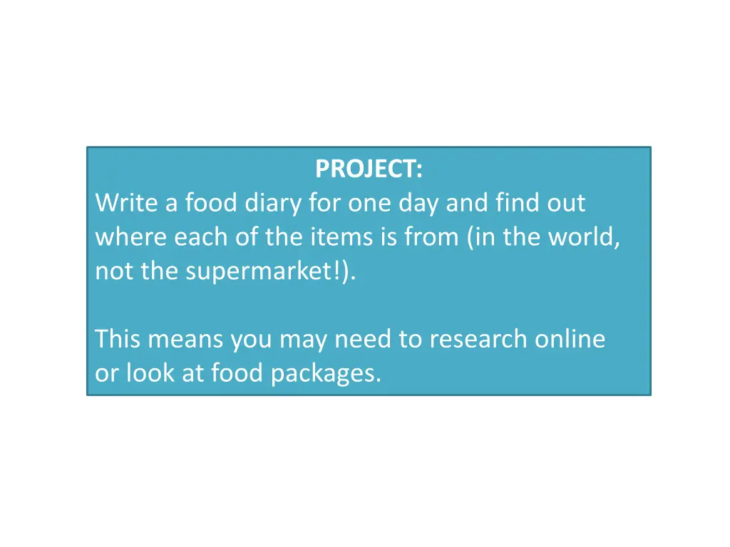 project