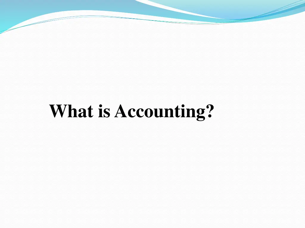 what is accounting