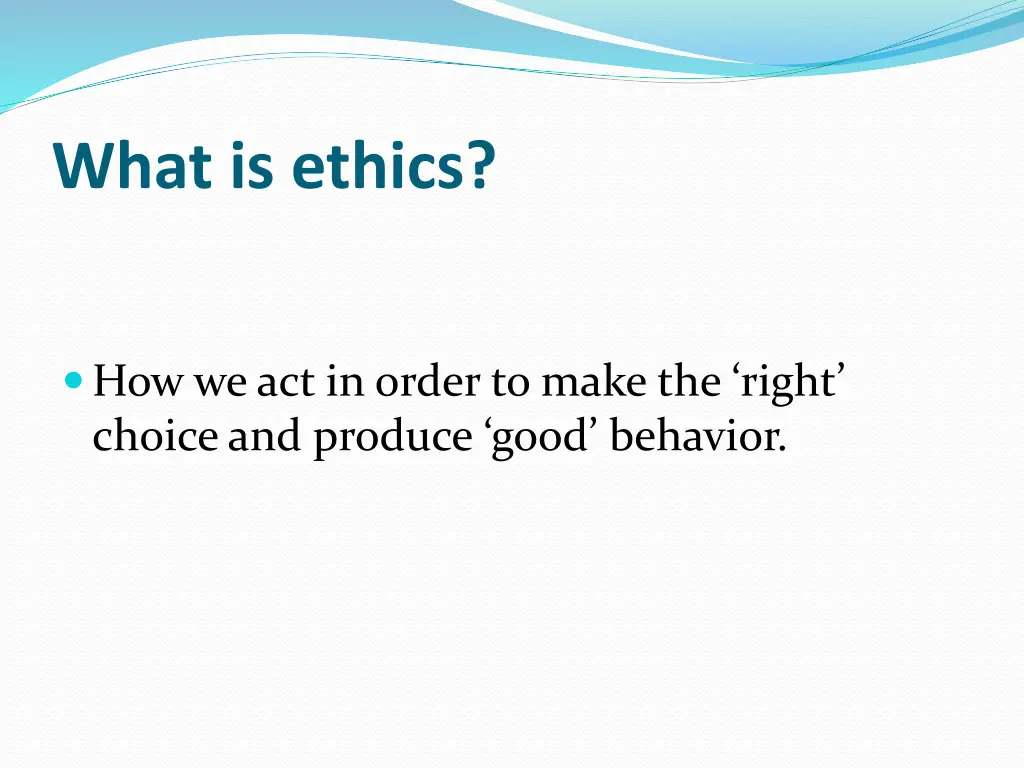 what is ethics