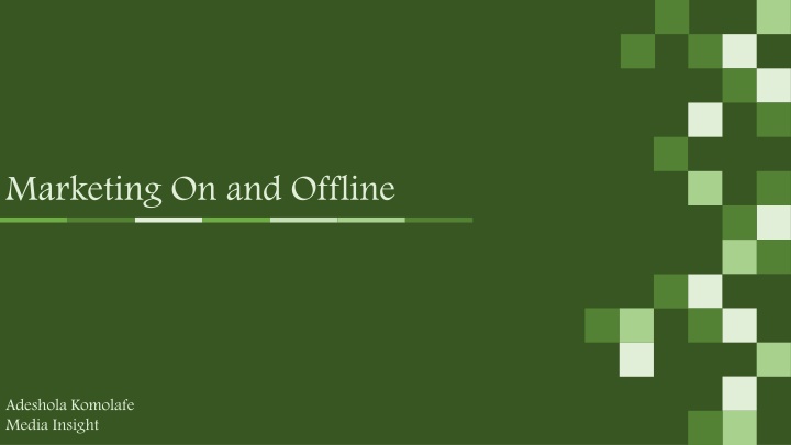 marketing on and offline