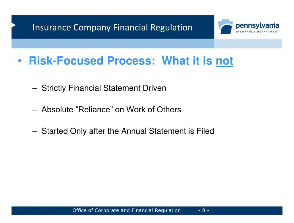 insurance company financial regulation 7