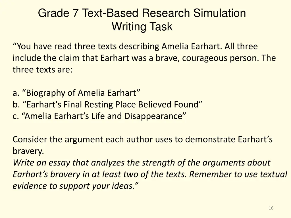 grade 7 text based research simulation writing