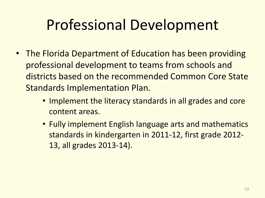 professional development 1