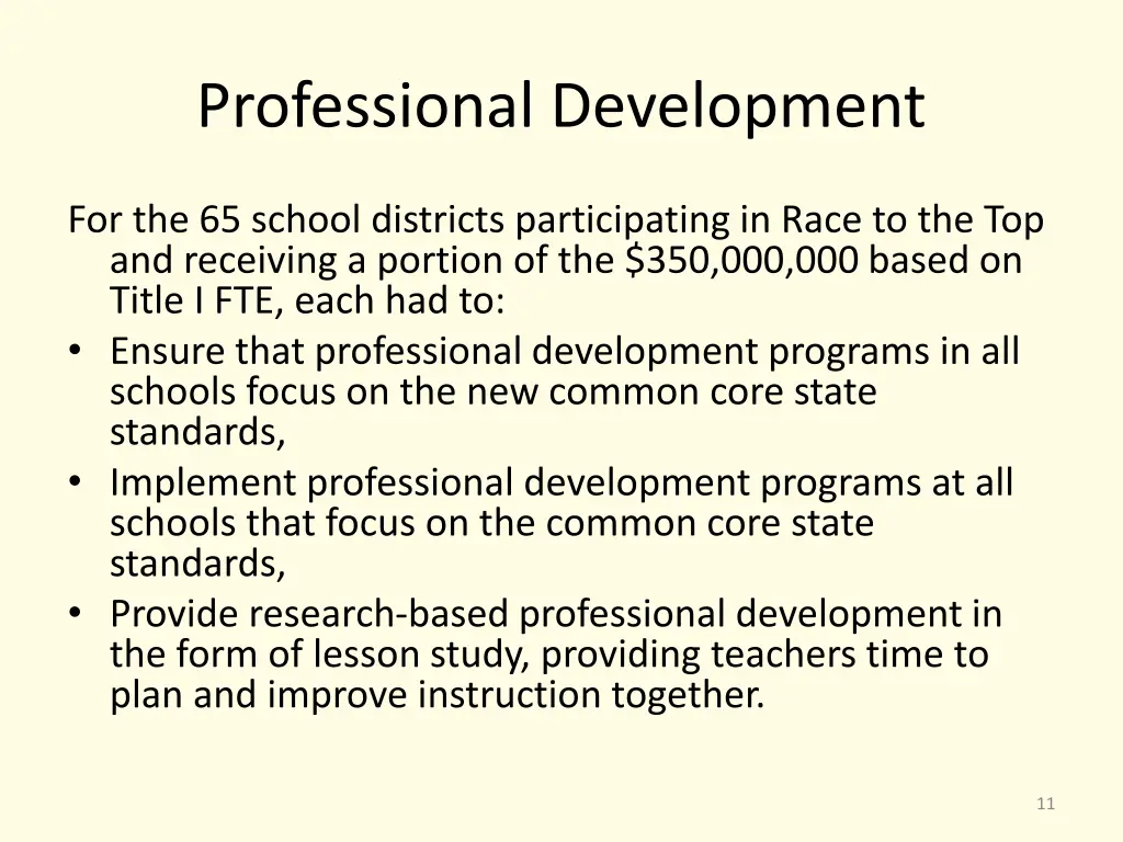 professional development