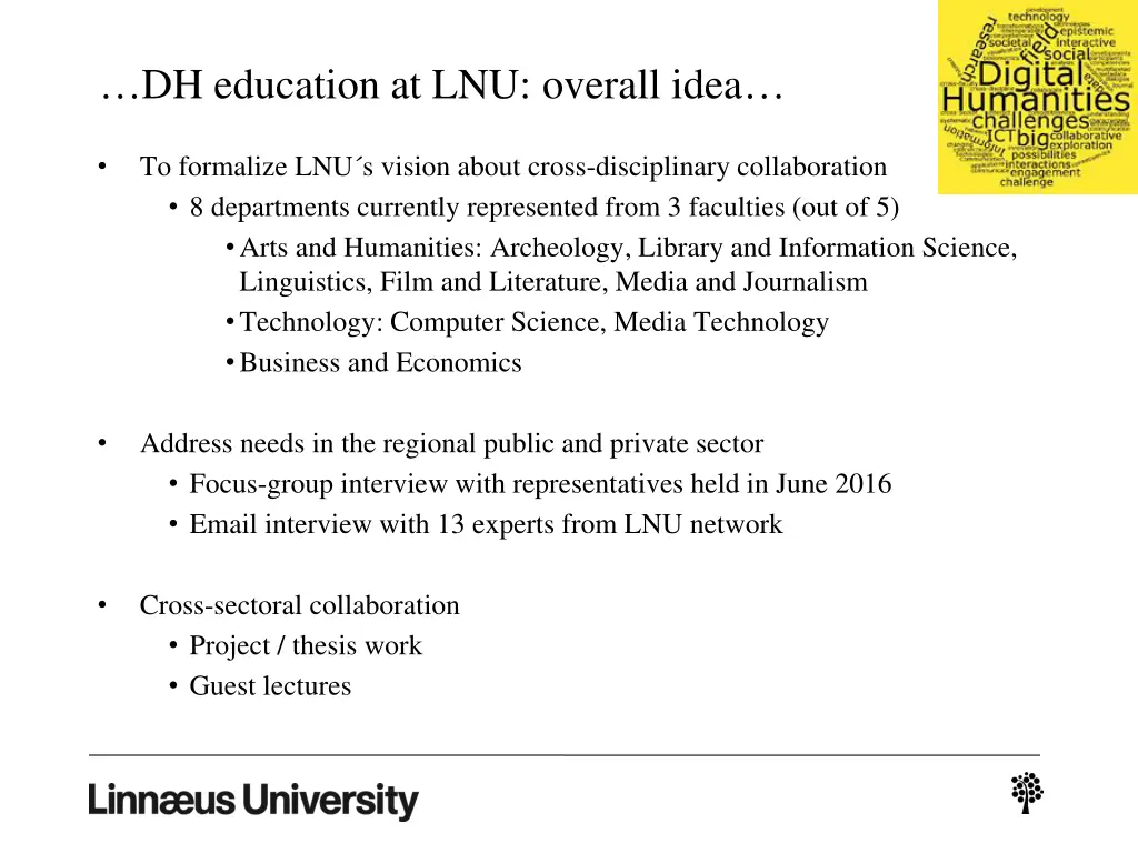 dh education at lnu overall idea 1