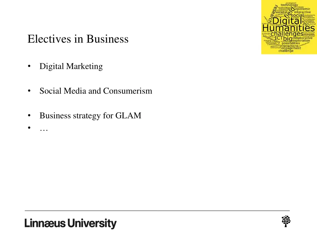 electives in business
