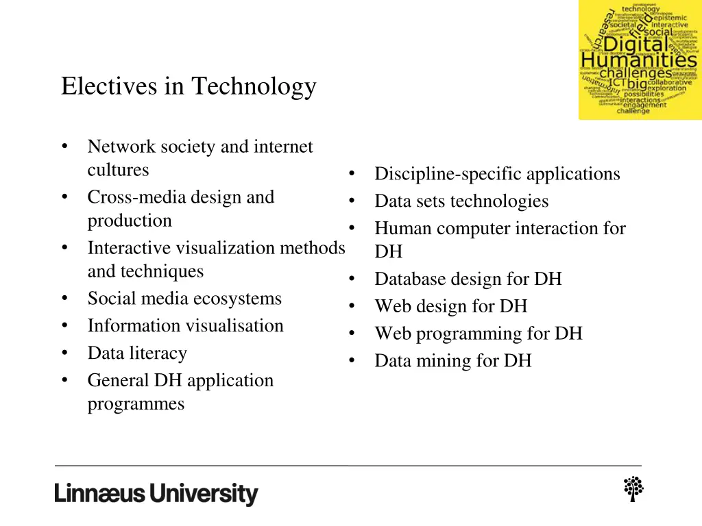 electives in technology