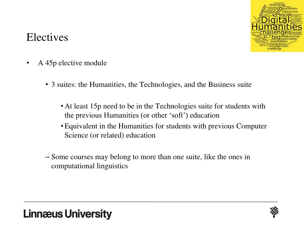 electives