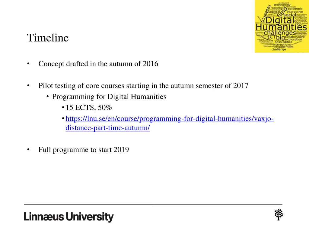 timeline