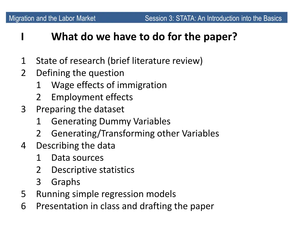 migration and the labor market 1