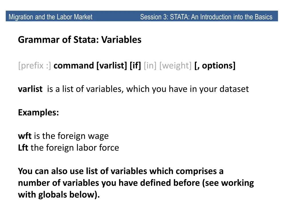 migration and the labor market 27