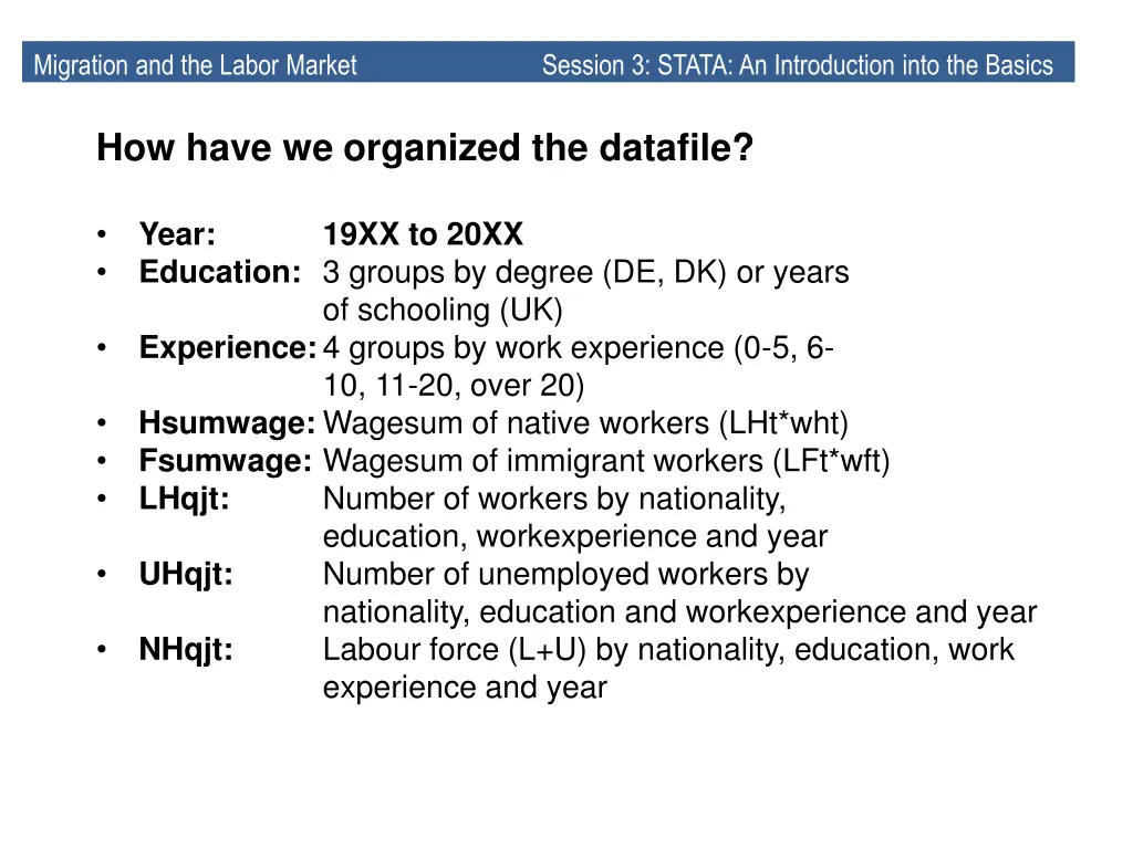 migration and the labor market 6