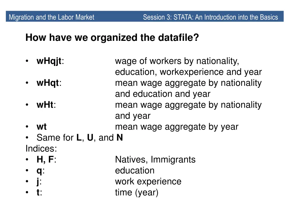 migration and the labor market 7