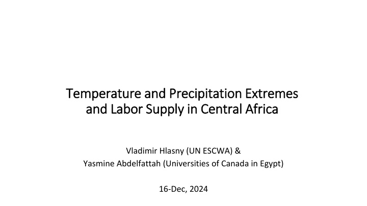 temperature and precipitation temperature