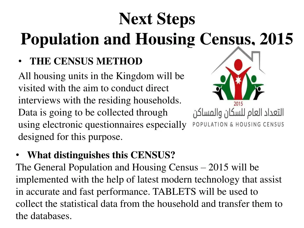 next steps