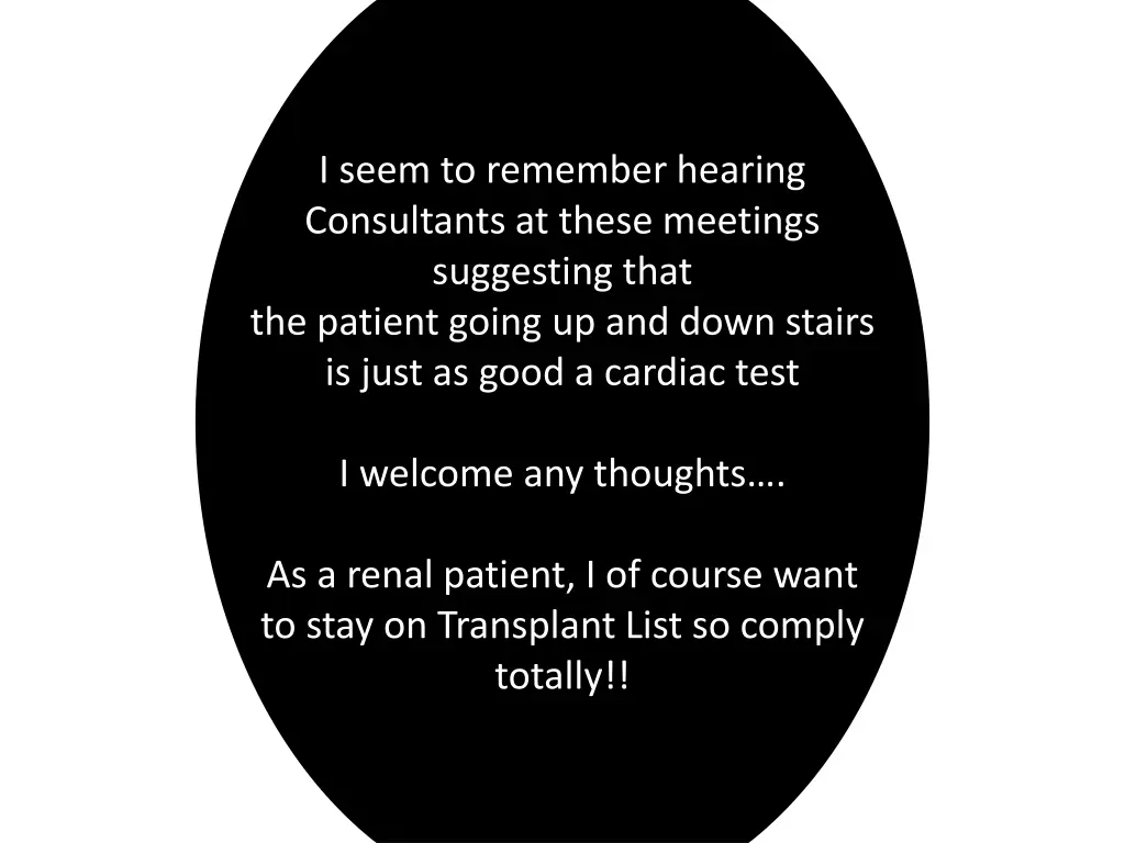 i seem to remember hearing consultants at these