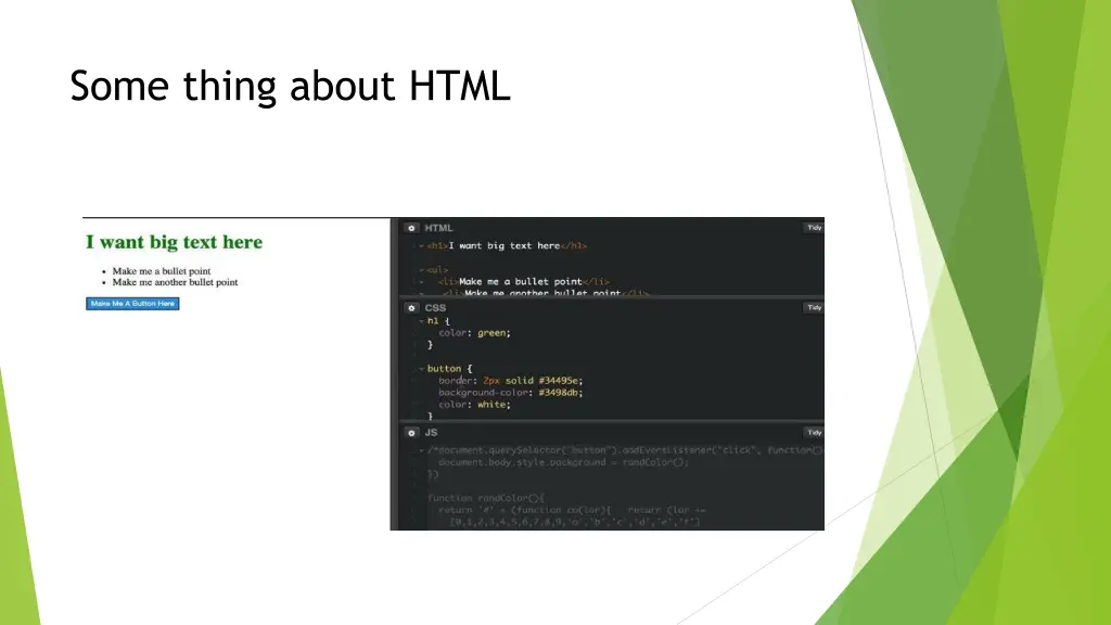 some thing about html 3