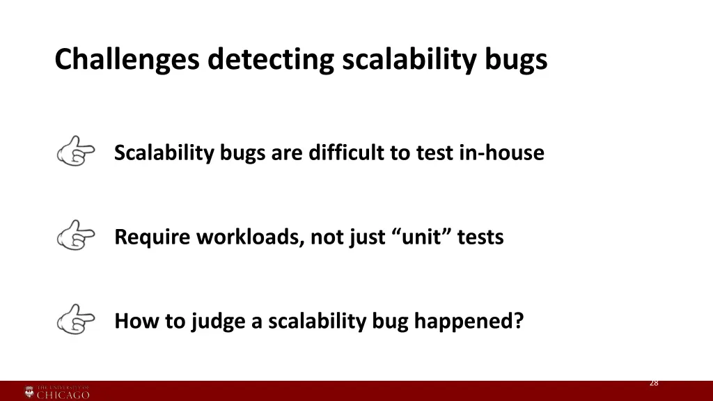 challenges detecting scalability bugs 2