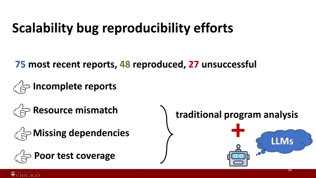 scalability bug reproducibility efforts 5
