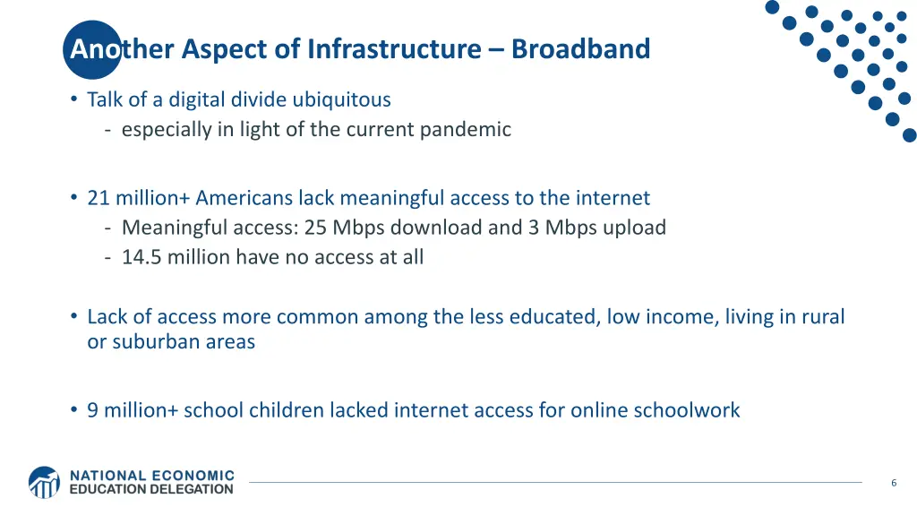 another aspect of infrastructure broadband