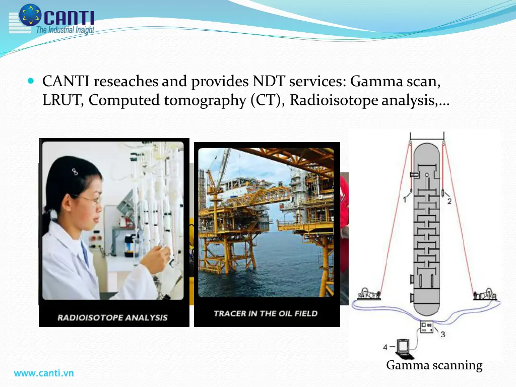 canti reseaches and provides ndt services gamma
