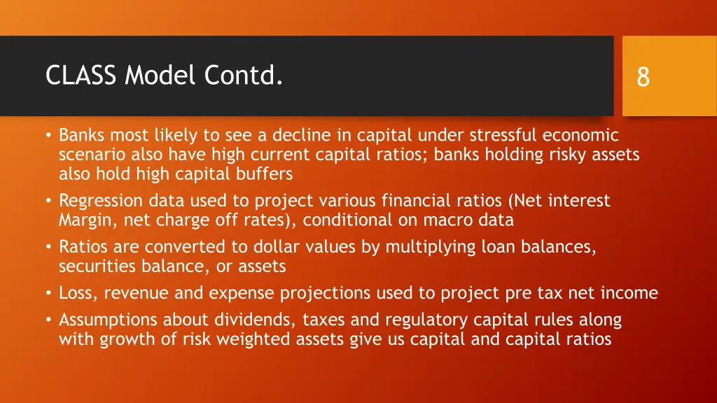 class model contd