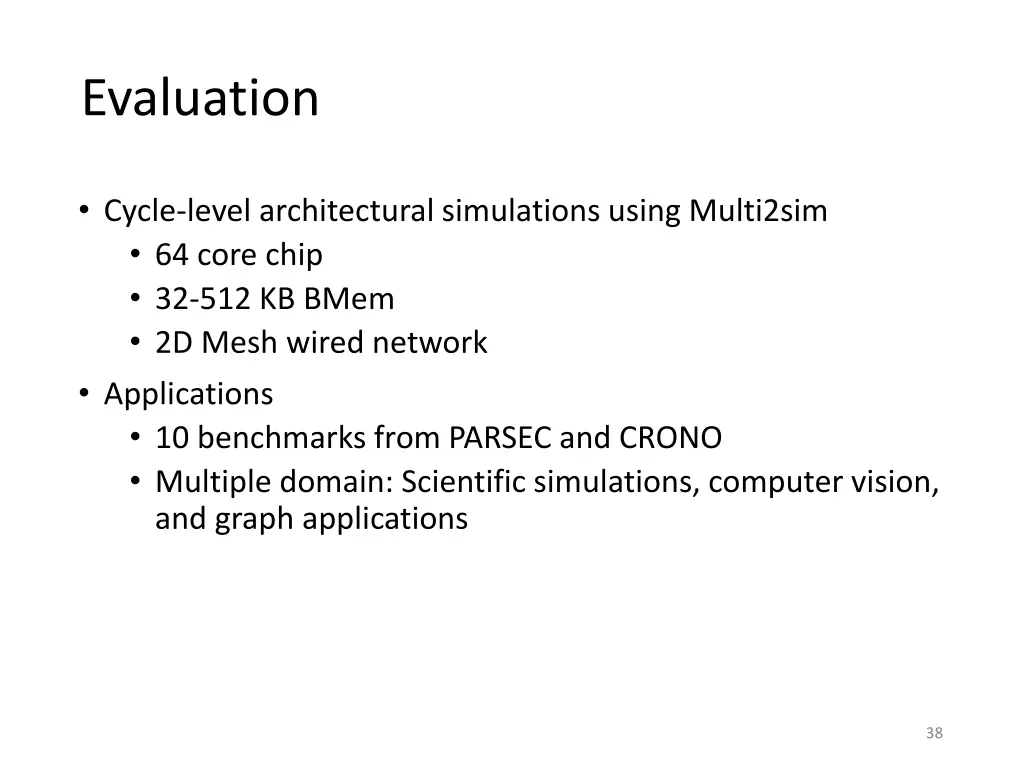 evaluation