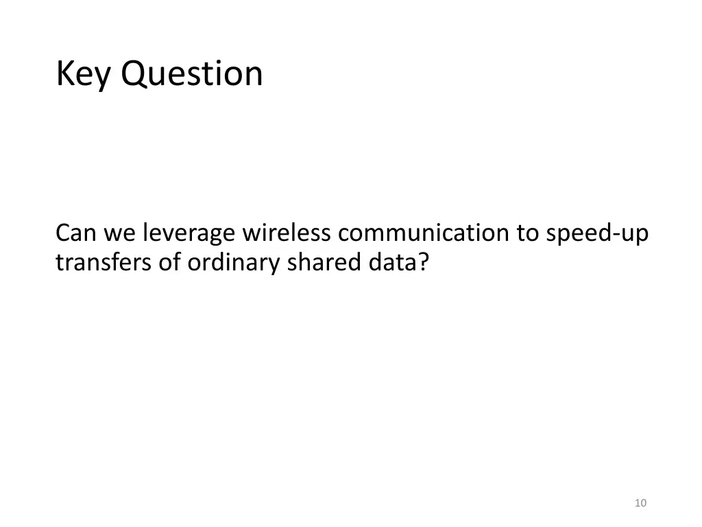 key question