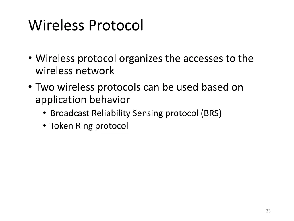 wireless protocol