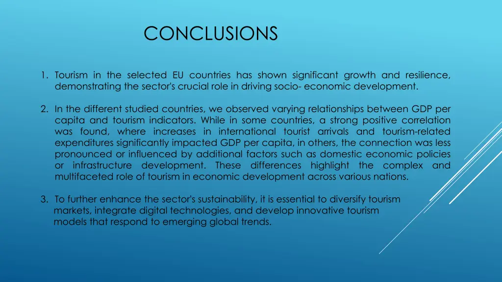 conclusions