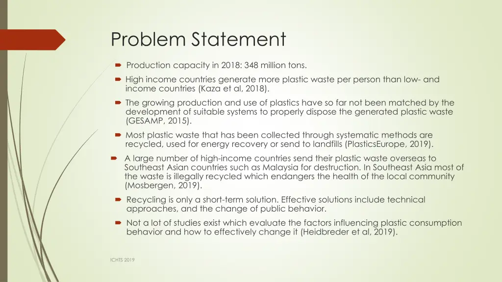 problem statement