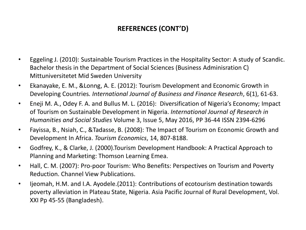 references cont d