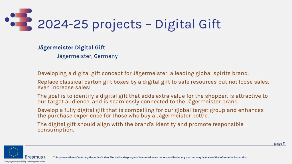 2024 25 projects digital gift