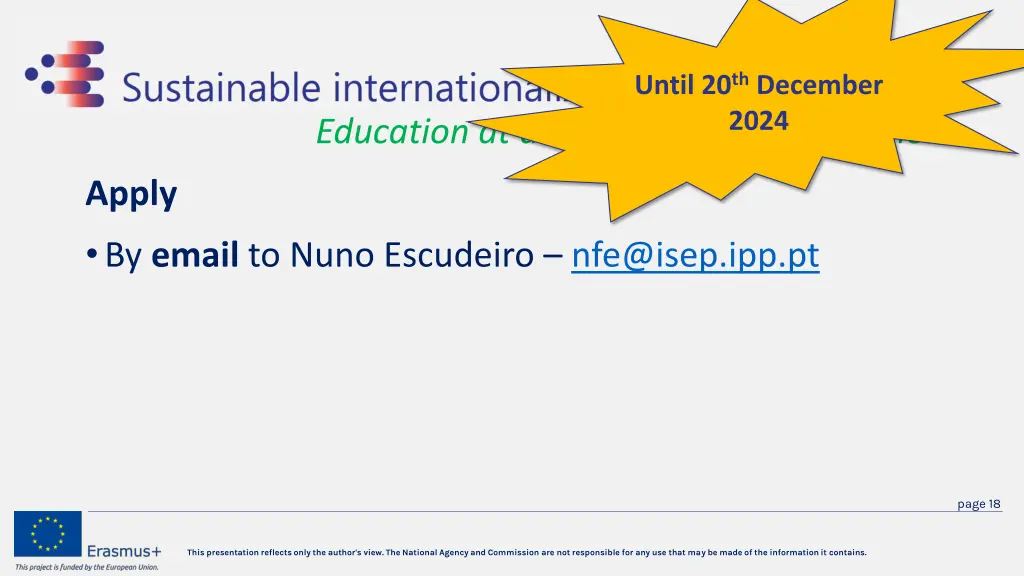 until 20 th december 2024