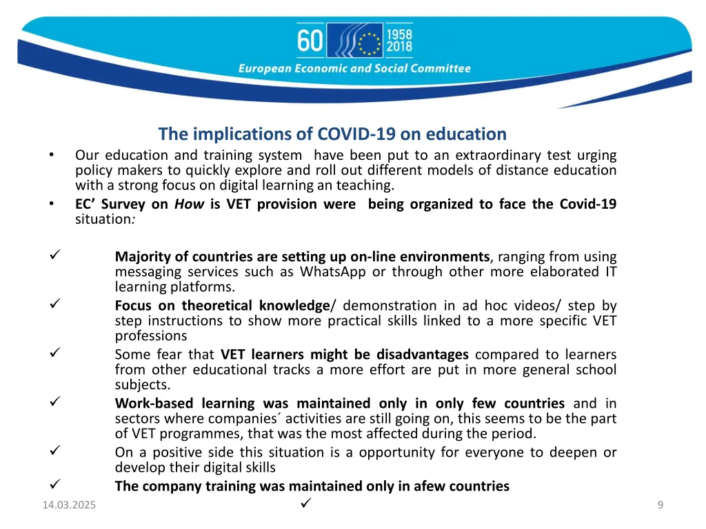 the implications of covid 19 on education