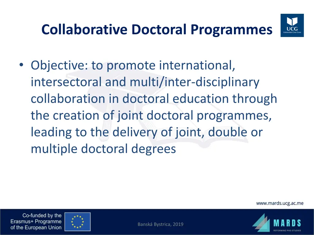 collaborative doctoral programmes