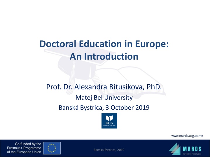 doctoral education in europe an introduction